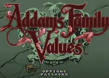 Addams Family Values The Gauntlet Title Screen