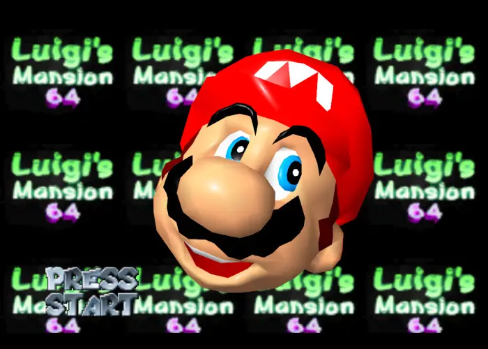 Luigi's Mansion 64 Title Screen