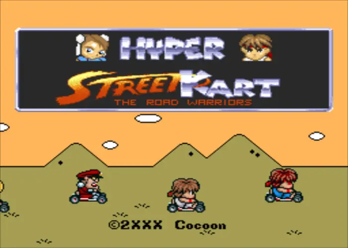 Hyper Street Kart Title Screen